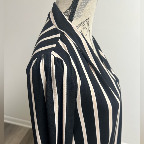 Wrap Front Striped Blouse! - Picture 5 of 13
